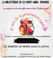 La Bibliothèque du Groupe Scolaire Mont-Amba: lancement des activités spéciales dédiées aux élèves-filles